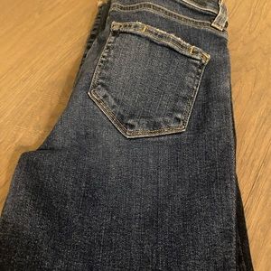 Paige denim skinny with frayed hem